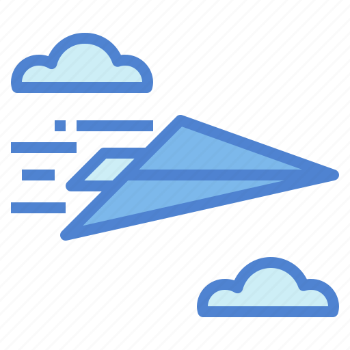 Airplane, communications, message, paper, plane icon - Download on Iconfinder