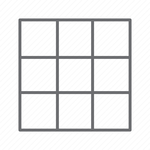 Grid, shape, layout, wireframe icon - Download on Iconfinder