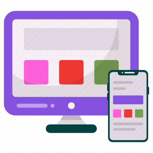 Responsive, tablet, mobile, adaptive, computer icon - Download on Iconfinder