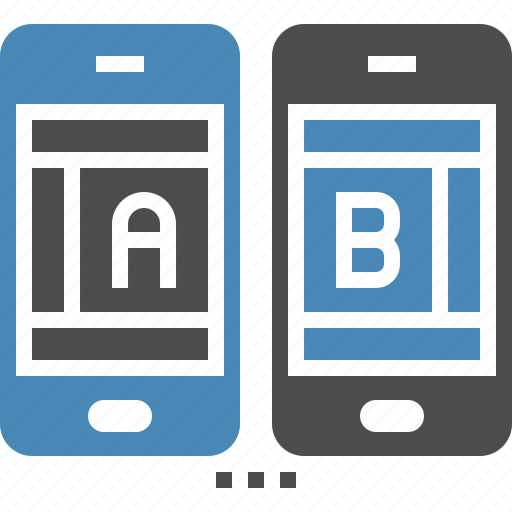 Ab, comparison, mobile, test, testing, usability, web icon - Download on Iconfinder