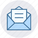 development, envelope, letter, mail, message, open envelope, page