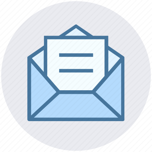 Development, envelope, letter, mail, message, open envelope, page icon - Download on Iconfinder