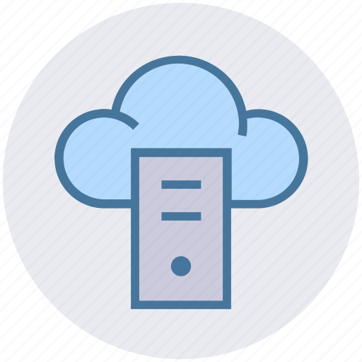 Cloud, cloud computing, cpu, cpu tower, networking, sharing, web icon - Download on Iconfinder