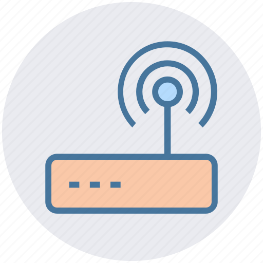 Internet, modem, router, signals, technology, wifi, wireless icon - Download on Iconfinder