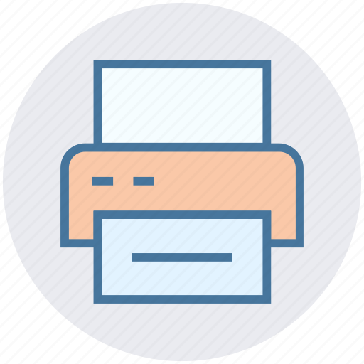 Device, fax, paper, photocopy, print, printer icon - Download on Iconfinder