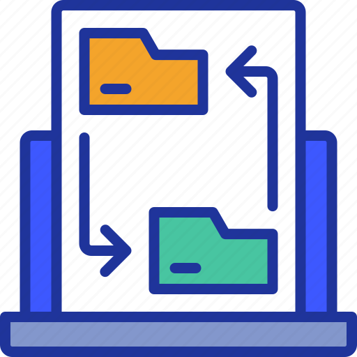 Folder, transfer, data, document, file icon - Download on Iconfinder
