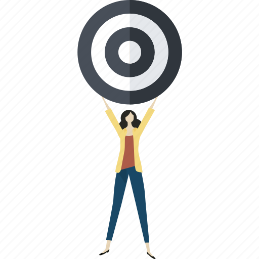 People, target, aim, goal, marketing, strategy, business illustration - Download on Iconfinder