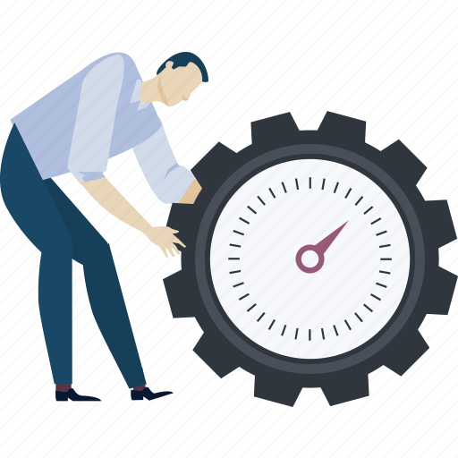 People, time, management, settings, project, maintenance, seo illustration - Download on Iconfinder
