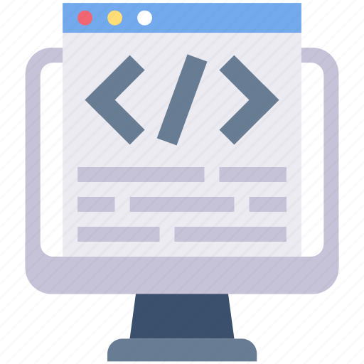 Coding, computer, monitor, programming, screen, webpage, website icon - Download on Iconfinder