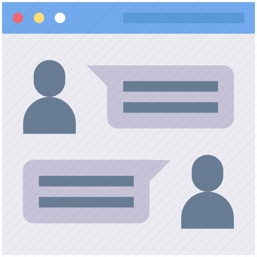 Chat, communication, conversation, messaging, online, profile, user icon - Download on Iconfinder
