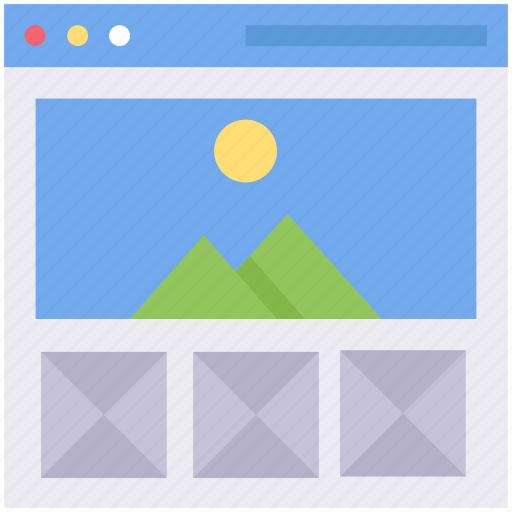 Browser, gallery, image, photo, picture, webpage, website icon - Download on Iconfinder