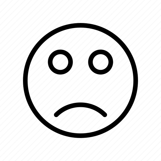 Emoji, face, reaction, sad, smiley icon - Download on Iconfinder