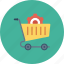 cart, gear, options, setting, shopping, shopping cart icon 