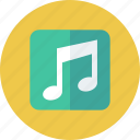 audio, music, musical, note, sound icon