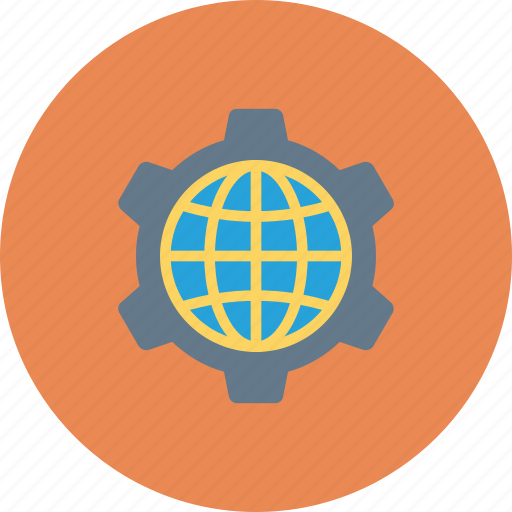 Browser, cog, globe, internet, setting, wheel, world icon icon - Download on Iconfinder