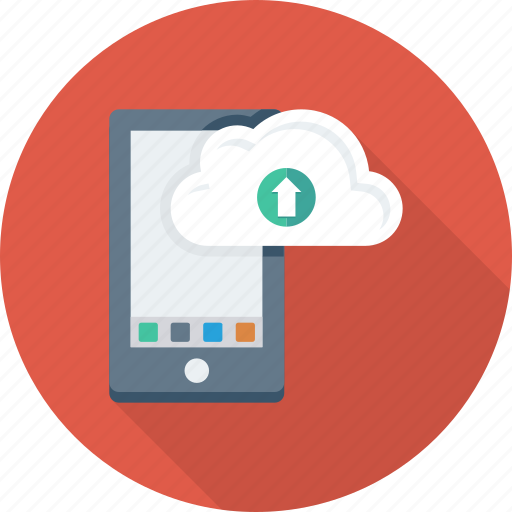 App, cloud, drive, mobile, upload icon - Download on Iconfinder