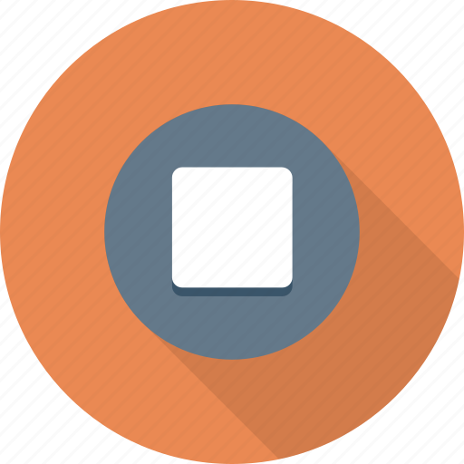 Audio, media, music, player, sound, stop, video icon - Download on Iconfinder