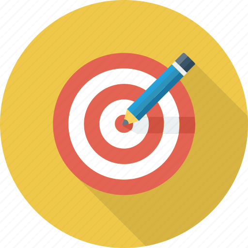 Board, bullseye, dart, goal, idea, pencil, target icon - Download on Iconfinder