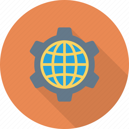 Browser, cog, globe, internet, setting, wheel, world icon - Download on Iconfinder