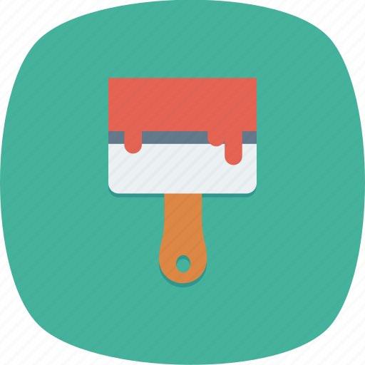 Brush, coat, decorating, paint, purdy, rollar, wall icon - Download on Iconfinder
