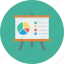 analytics, graph, presentation, training icon 