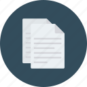 document, documents, editor, files, page, paper, stroke icon