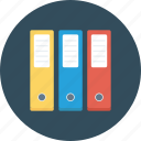 archive, colorful, documents, folders, office icon