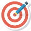 board, bullseye, dart, goal, idea, pencil, target 