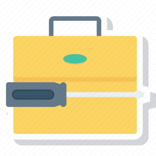 Briefcase, content, data, management, optimization, portfolio, settings icon - Download on Iconfinder