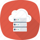 cloud, database, host, hosting, server, settings, share