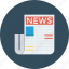 news, newspaper, paper, stories, story icon 