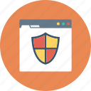 protection, protection shield, security shield, shield, web security icon