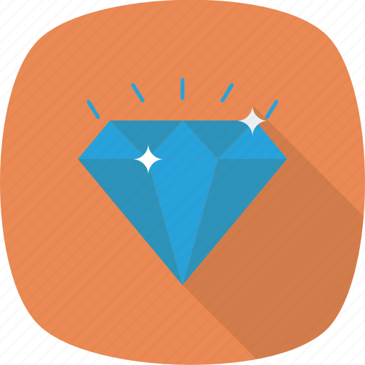 Diamond, gem, luxury, sparkle, value, wealth icon - Download on Iconfinder