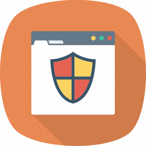 Protection, shield, web icon - Download on Iconfinder