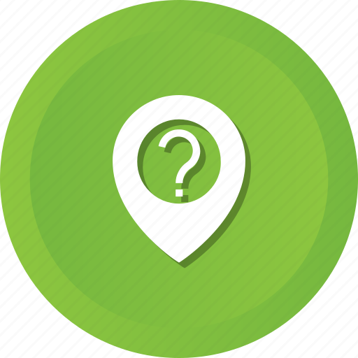 Google, locate, location, mark, question icon - Download on Iconfinder