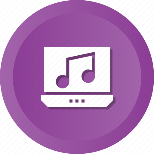 Laptop, media, music, note icon - Download on Iconfinder