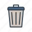 bin, delete, garbage, remove, trash 