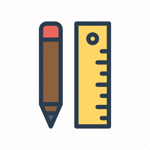 Design, drawing, geometry, pencil, ruler icon - Download on Iconfinder