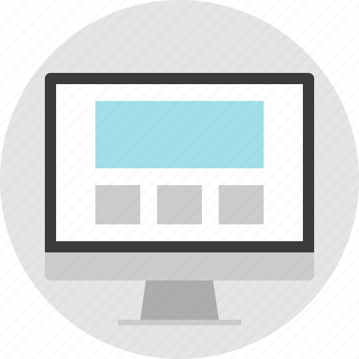 Frame, layout, net, pc, website, wire icon - Download on Iconfinder