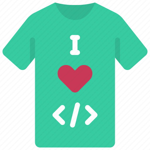 Developer, t, shirt, clothing, top, programmer, dev icon - Download on Iconfinder