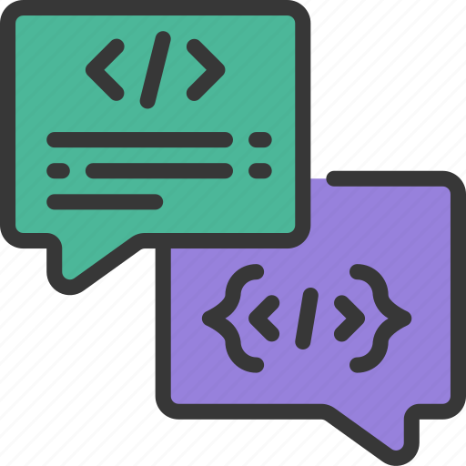 Code, conversation, programming, messages, programmers icon - Download on Iconfinder