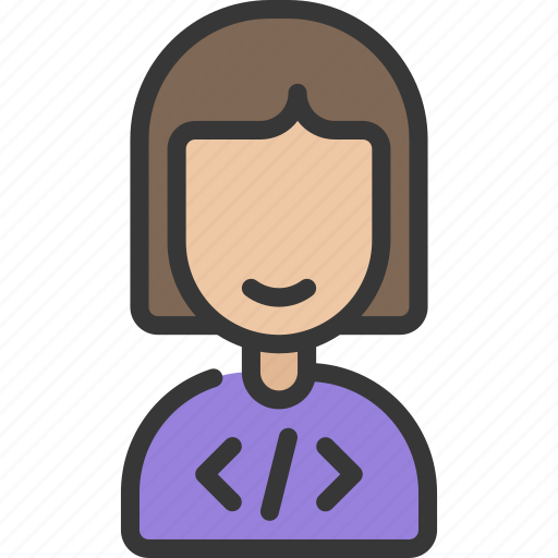 Female, developer, avatar, person, user, man, programmer icon - Download on Iconfinder