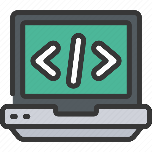 Laptop, coding, computer, code, programming icon - Download on Iconfinder