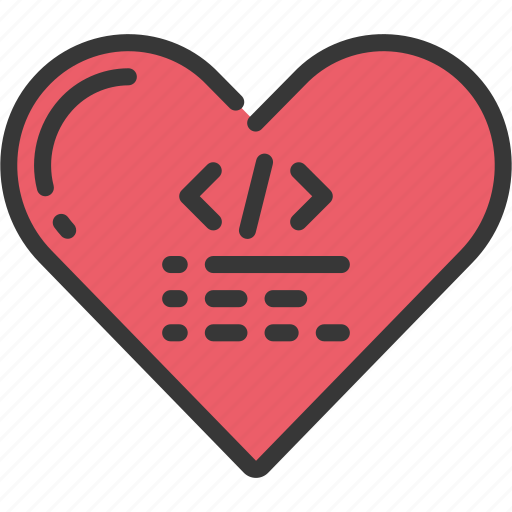 Love, coding, heart, programming icon - Download on Iconfinder