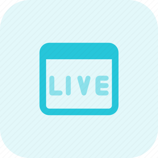 Live, web development, broadcast, communication icon - Download on Iconfinder