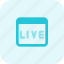 live, web development, broadcast, communication 