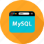 browser, data, database, development, language, mysql, web 