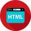 browser, development, end, front, html, language, web 