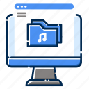 album, development, feature, file, folder, music, web