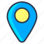 ecommerce, location, mark, navigation, pin, shipping, web 